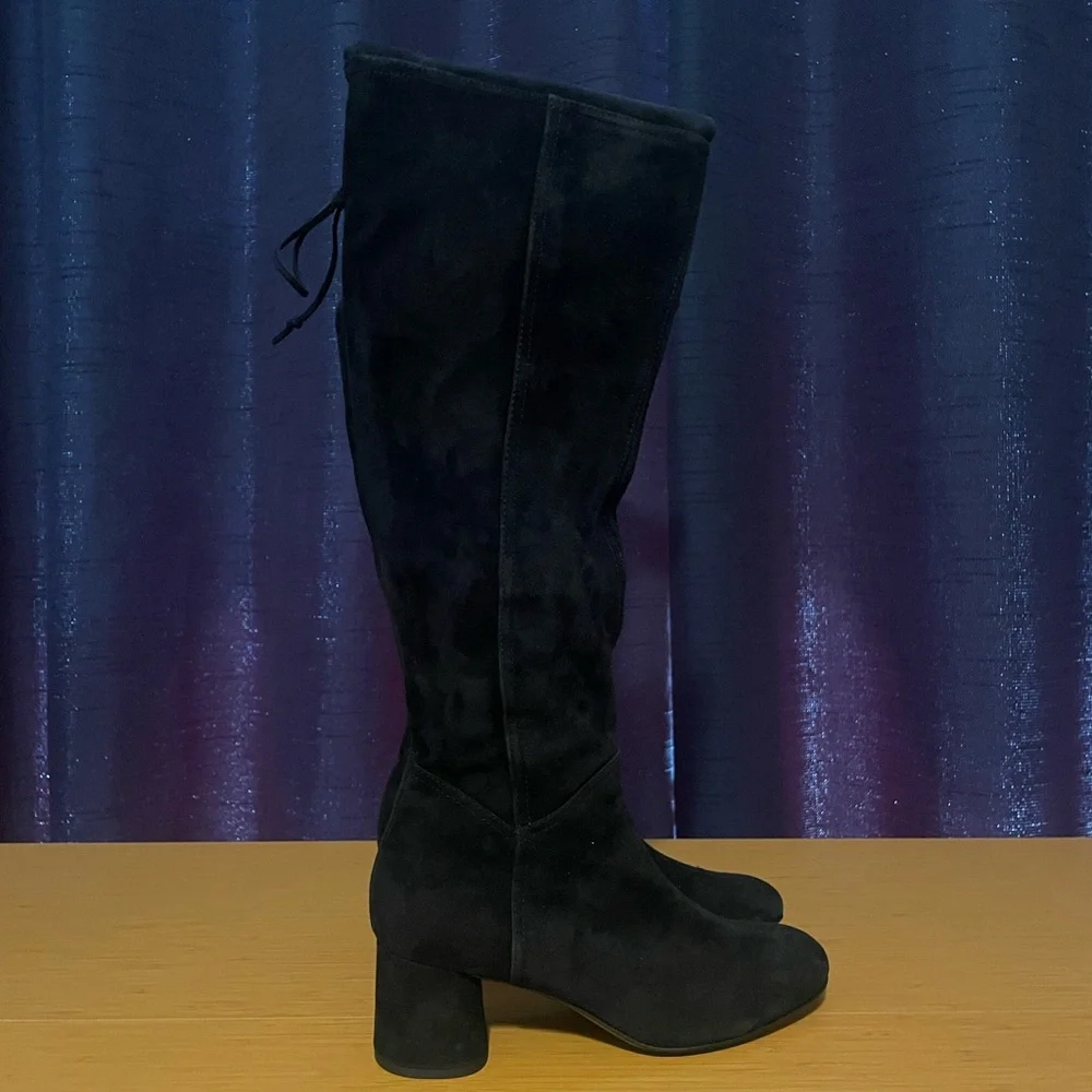 AGL Scarlet Lace Up ZIP High Heel Dress Boots